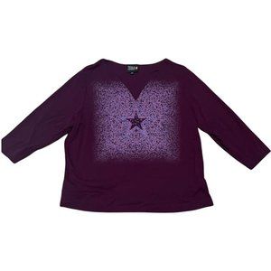 vintage torrid glittery star graphic shirt